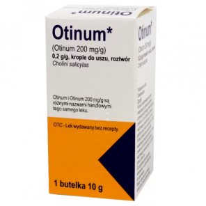 Otinum krople do uszu - roztwór 200mg/g (10 g) - zdjęcie produktu