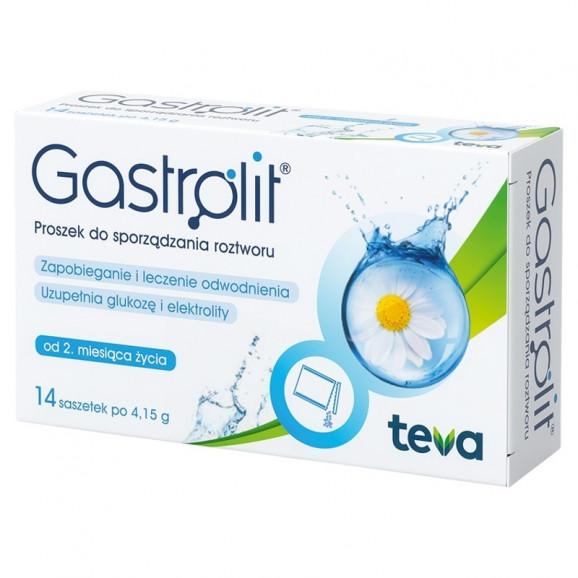 Gastrolit, proszek do sporządzania roztworu, saszetki 4,15 g x 14 szt. - zdjęcie produktu