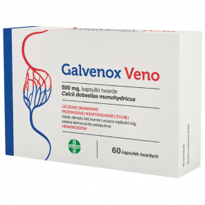 Galvenox Veno 500 mg – lek na układ krążenia (60 kapsułek) - zdjęcie produktu
