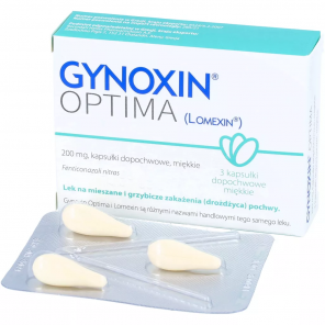 Gynoxin Optima 200mg, 3 kapsułki dopochwowe - zdjęcie produktu