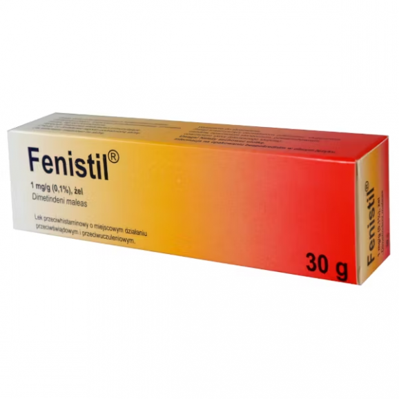 Fenistil 0,1% żel – lek przeciwświądowy (30 g) Fenistil 0,1% żel – lek przeciwświądowy (30 g) - zdjęcie produktu