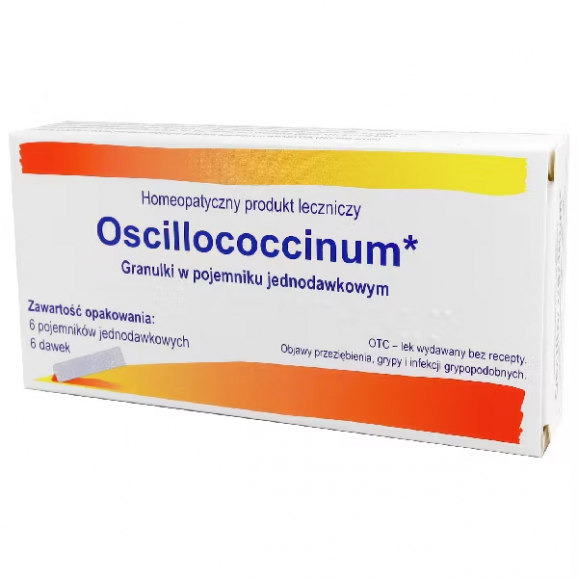 Oscillococcinum – leczenie objawów grypy i przeziębienia (6 pojemników po 1 dawce) Oscillococcinum – leczenie objawów grypy i przeziębienia (6 pojemników po 1 dawce) - zdjęcie produktu