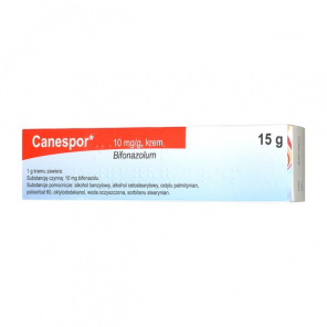 Canespor, krem na grzybicę, 15 g – lek bez recepty - zdjęcie produktu