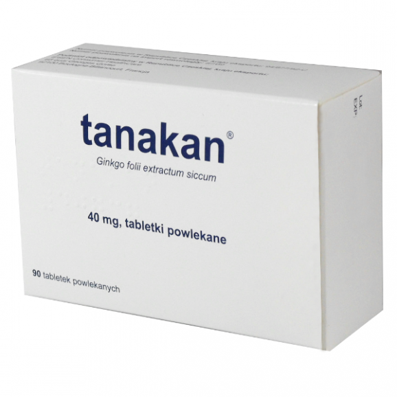 Tanakan 40 mg – tabletki powlekane (90 tabletek) - zdjęcie produktu