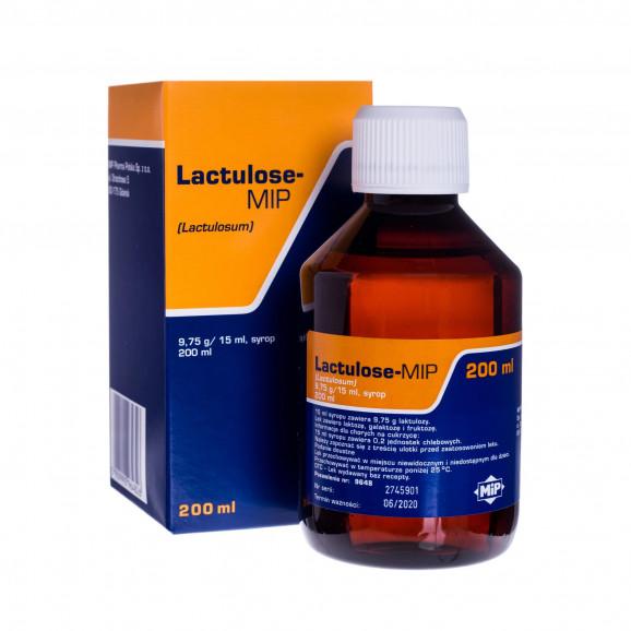 Lactulose-MIP syrop 9.75g/15ml (200 ml) Lactulose-MIP syrop 9.75g/15ml (200 ml) - zdjęcie produktu