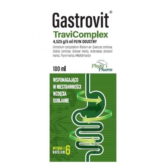 Gastrovit TraviComplex – płyn wspomagający niestrawność (100 ml) - zdjęcie produktu