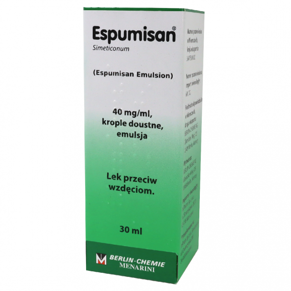 Espumisan 100 mg/ml – krople doustne (30 ml) Espumisan 100 mg/ml – krople doustne (30 ml) - zdjęcie produktu