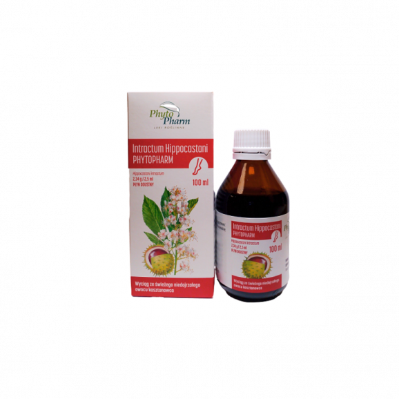 Intractum Hippocastani Phytopharm, wyciąg z kasztanowca (100 ml) - zdjęcie produktu