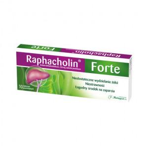 Raphacholin Forte – tabletki na niestrawność i zaparcia (10&nbsp;tabletek) - lek bez recepty - zdjęcie produktu