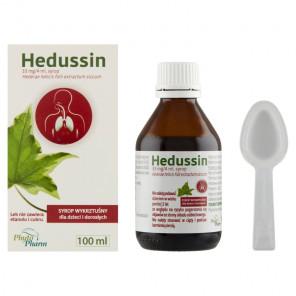 Hedussin 33 mg/4 ml, syrop wykrztuśny dla dzieci i dorosłych, 100 ml - zdjęcie produktu