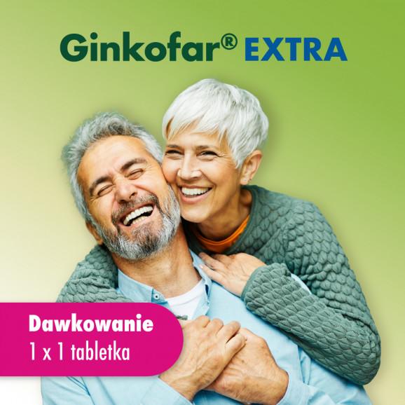 Ginkofar Extra 30 tabletek – lek poprawiający zdolności poznawcze - zdjęcie produktu