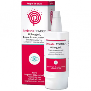 Azelastin COMOD krople do oczu 0,5mg/ml (10 ml) - zdjęcie produktu