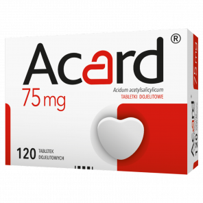 Acard 75 mg – tabletki dojelitowe (120 szt.) - zdjęcie produktu