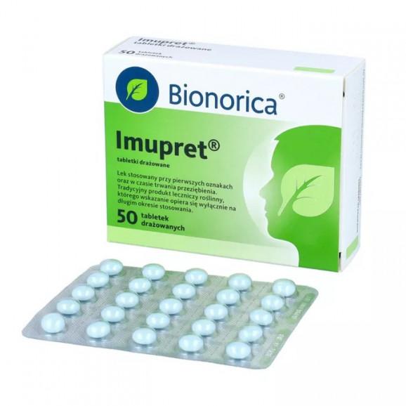 Imupret - tabletki drażowane, 50 tabletek - zdjęcie produktu
