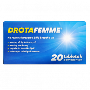 Drotafemme 40 mg – lek rozkurczowy (20 tabletek) - zdjęcie produktu