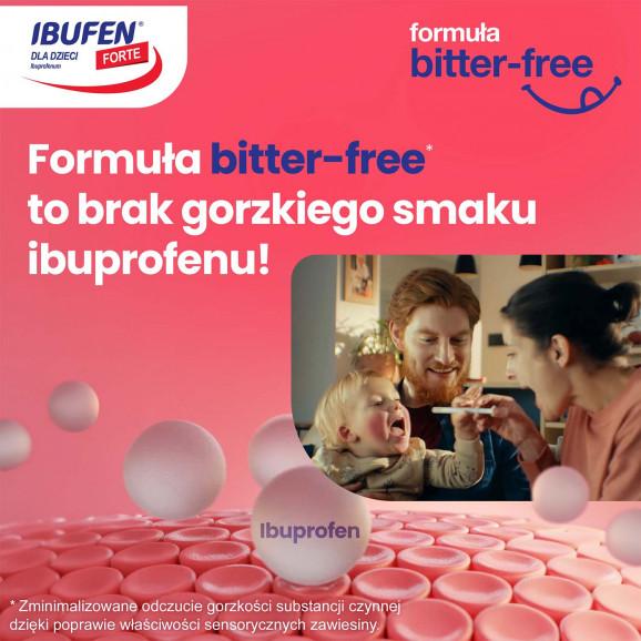 Ibufen dla dzieci Forte – zawiesina doustna o smaku truskawkowym (40 ml) Ibufen dla dzieci Forte – zawiesina doustna o smaku truskawkowym (40 ml) - zdjęcie produktu