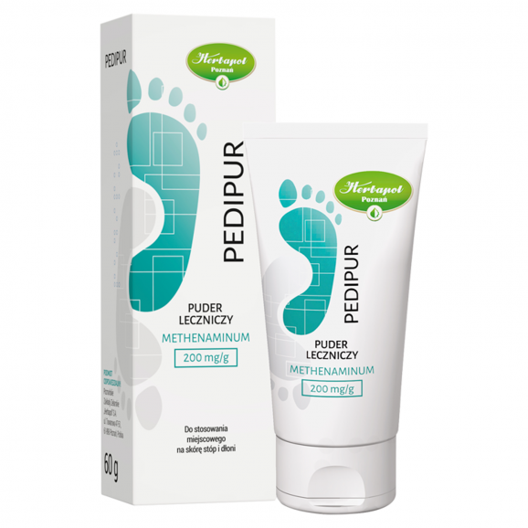 Pedipur 200 mg/ g, puder leczniczy, 60 g Pedipur 200 mg/ g, puder leczniczy, 60 g - zdjęcie produktu