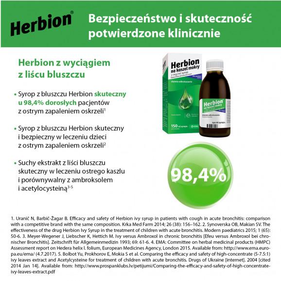 Herbion Syrop na kaszel mokry 7 mg/ml (150 ml) - zdjęcie produktu