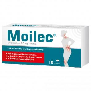 Moilec 7,5 mg tabletki na bóle mięśniowe i kostno-stawowe, 10 sztuk - zdjęcie produktu