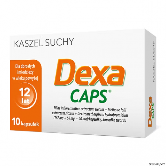 DexaCaps – kapsułki twarde (10 szt.) DexaCaps – kapsułki twarde (10 szt.) - zdjęcie produktu