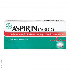 Aspirin Cardio 100 mg – tabletki powlekane (28 szt.) - zdjęcie produktu