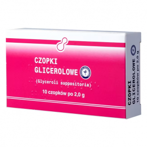 Czopki glicerolowe 2 g, 10 sztuk - zdjęcie produktu