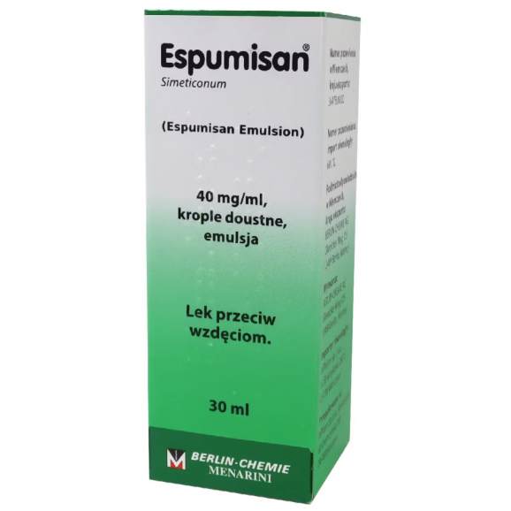 Espumisan 40 mg/ml krople doustne, emulsja dla dzieci (30 ml) Espumisan 40 mg/ml krople doustne, emulsja dla dzieci (30 ml) - zdjęcie produktu