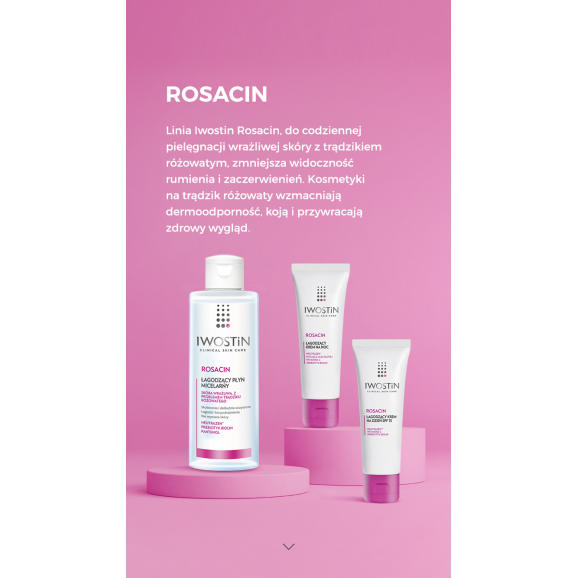 Iwostin Rosacin Łagodzący płyn micelarny (215 ml) Iwostin Rosacin Łagodzący płyn micelarny (215 ml) - zdjęcie produktu