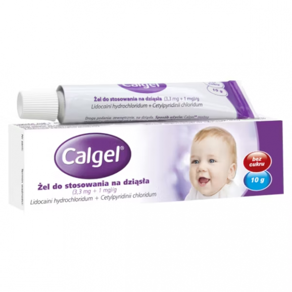 Calgel – żel do stosowania na dziąsła podczas ząbkowania (10 g) - zdjęcie produktu