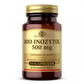 [30.04.2026] Solgar Mio-Inozytol 500 mg (50 kapsułek) – suplement diety - zdjęcie produktu