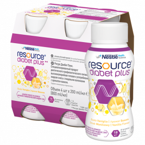 Nestle Resource Protein, smak waniliowy – środek spożywczy specjalnego przeznaczenia medycznego (4 x 200 ml) - zdjęcie produktu
