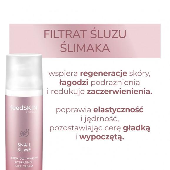 Sylveco FeedSKIN Krem do twarzy ze śluzem ślimaka – nawilżająco-regenerujący (50 ml) Sylveco FeedSKIN Krem do twarzy ze śluzem ślimaka – nawilżająco-regenerujący (50 ml) - zdjęcie produktu