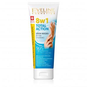 Eveline 8w1 TOTAL ACTION krem-maska do rąk i paznokci (75 ml) - zdjęcie produktu