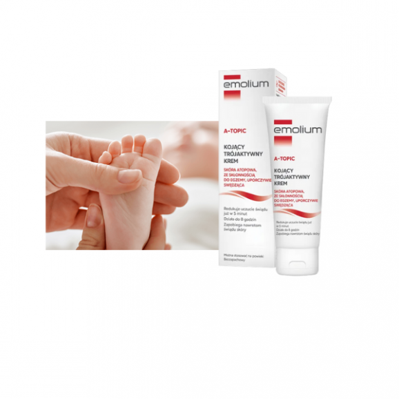 Emolium A-Topic Krem trójaktywny (75 ml) – kosmetyk Emolium A-Topic Krem trójaktywny (75 ml) – kosmetyk - zdjęcie produktu