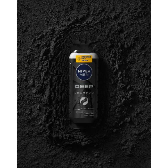 Nivea Men Deep Szampon do włosów, 500 ml Nivea Men Deep Szampon do włosów, 500 ml - zdjęcie produktu