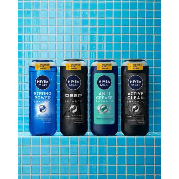 Nivea Men Strong Power Szampon dla mężczyzn, 500ml Nivea Men Strong Power Szampon dla mężczyzn, 500ml - zdjęcie produktu