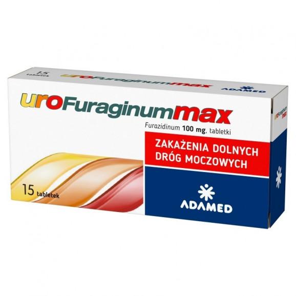 UroFuraginum Max – 100 mg (15 tabletek) - zdjęcie produktu