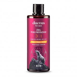Duetus For Men - energetyzujący żel pod prysznic 3w1 (300 ml) - zdjęcie produktu