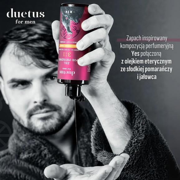 Duetus For Men - energetyzujący żel pod prysznic 3w1 (300 ml) - zdjęcie produktu