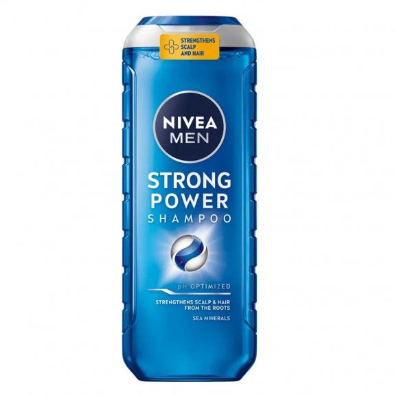 Nivea Men Strong Power Szampon dla mężczyzn, 500ml Nivea Men Strong Power Szampon dla mężczyzn, 500ml - zdjęcie produktu