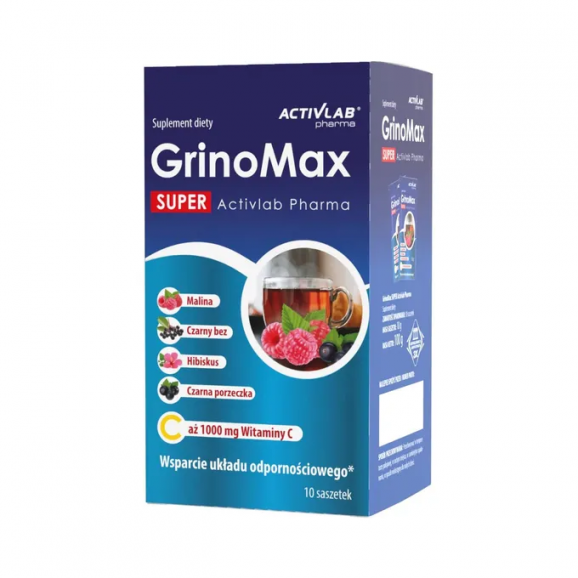 ActivLab Pharma GripoMax Extra – suplement diety (10 saszetek) ActivLab Pharma GripoMax Extra – suplement diety (10 saszetek) - zdjęcie produktu