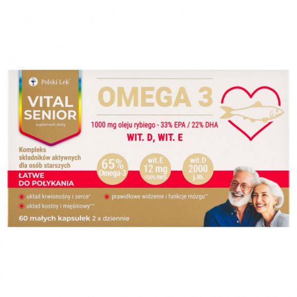 Vital Senior Omega 3 – suplement diety (60 kapsułek) Vital Senior Omega 3 – suplement diety (60 kapsułek) - zdjęcie produktu