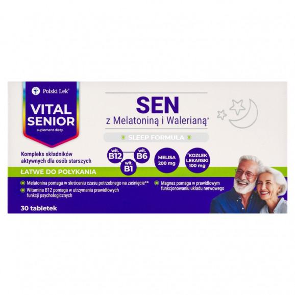 Vital Senior Sen - suplement diety (30 tabletek) Polski Lek - zdjęcie produktu