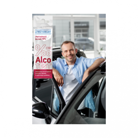 AlcoTest - jednorazowy, test diagnostyczny (1 szt.) - zdjęcie produktu