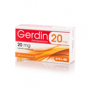 Gerdin Max 20 mg, 14 tabletek – lek bez recepty - zdjęcie produktu