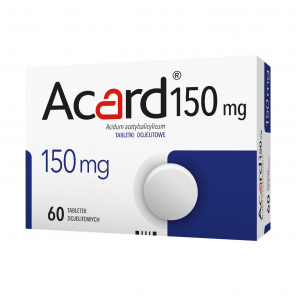 Acard 150 mg, tabletki dojelitowe (60 szt.) - zdjęcie produktu
