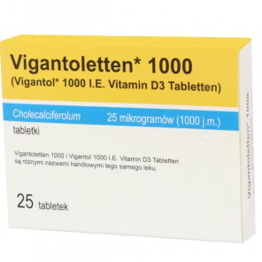 Vigantoletten 1000, (25 tabletek) - zdjęcie produktu