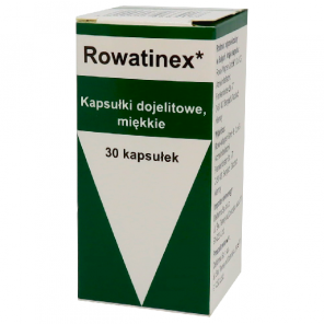 Rowatinex 30 kapsułek – import równoległy Inpharm, lek na kamienie nerkowe - zdjęcie produktu