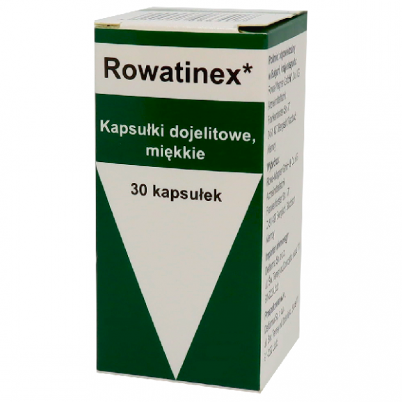 Rowatinex 30 kapsułek – import równoległy Inpharm, lek na kamienie nerkowe Rowatinex 30 kapsułek – import równoległy Inpharm, lek na kamienie nerkowe - zdjęcie produktu