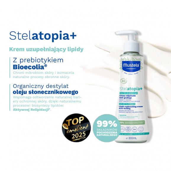 Mustela Stelatopia+ Krem uzupełniający lipidy, 300 ml - zdjęcie produktu